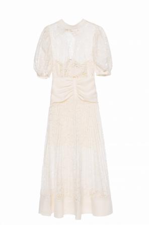 Openwork dress with a tie-up, zdjęcie 1 Openwork dress with a tie-up od Self Portrait